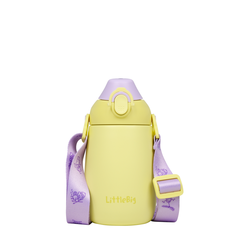 リトルルーキー Термочашка для детей Littlebig Rebel спортивная жёлтая 4020 купить