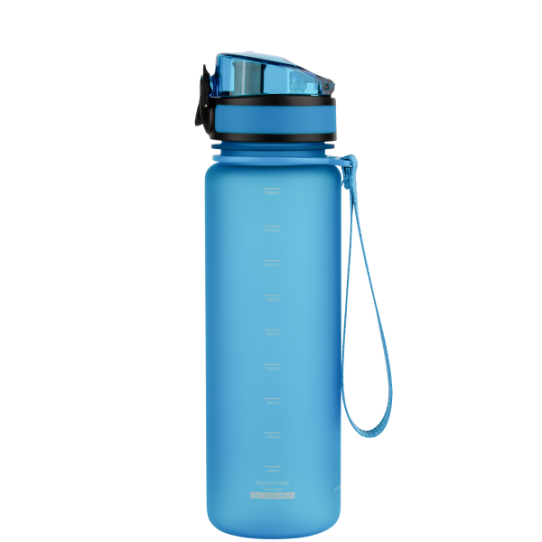 Пляшка для води до школи UZSPACE Colorful Frosted-Tritan 500мл 3026