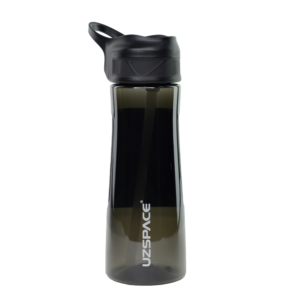 Пляшка для води UZSPACE 9002 Чорна