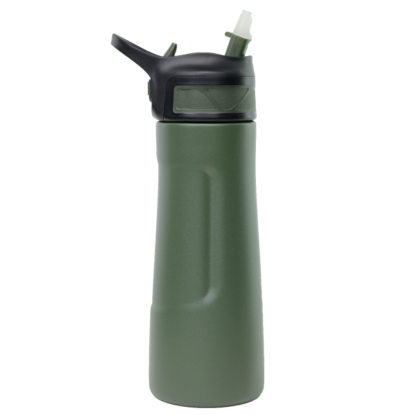 Металева пляшка для води UZSPACE 9004 Зелена